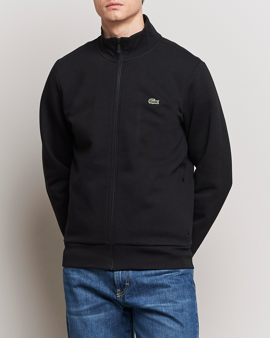 Herre | Stilsegment Casual Classics | Lacoste | Full Zip Sweater Black