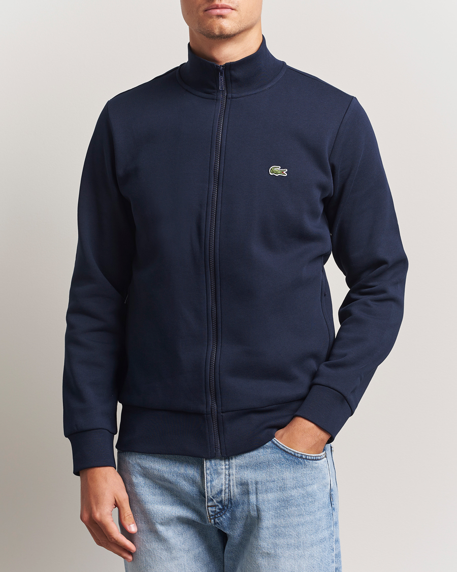 Herre | Gensere | Lacoste | Full Zip Sweater Navy