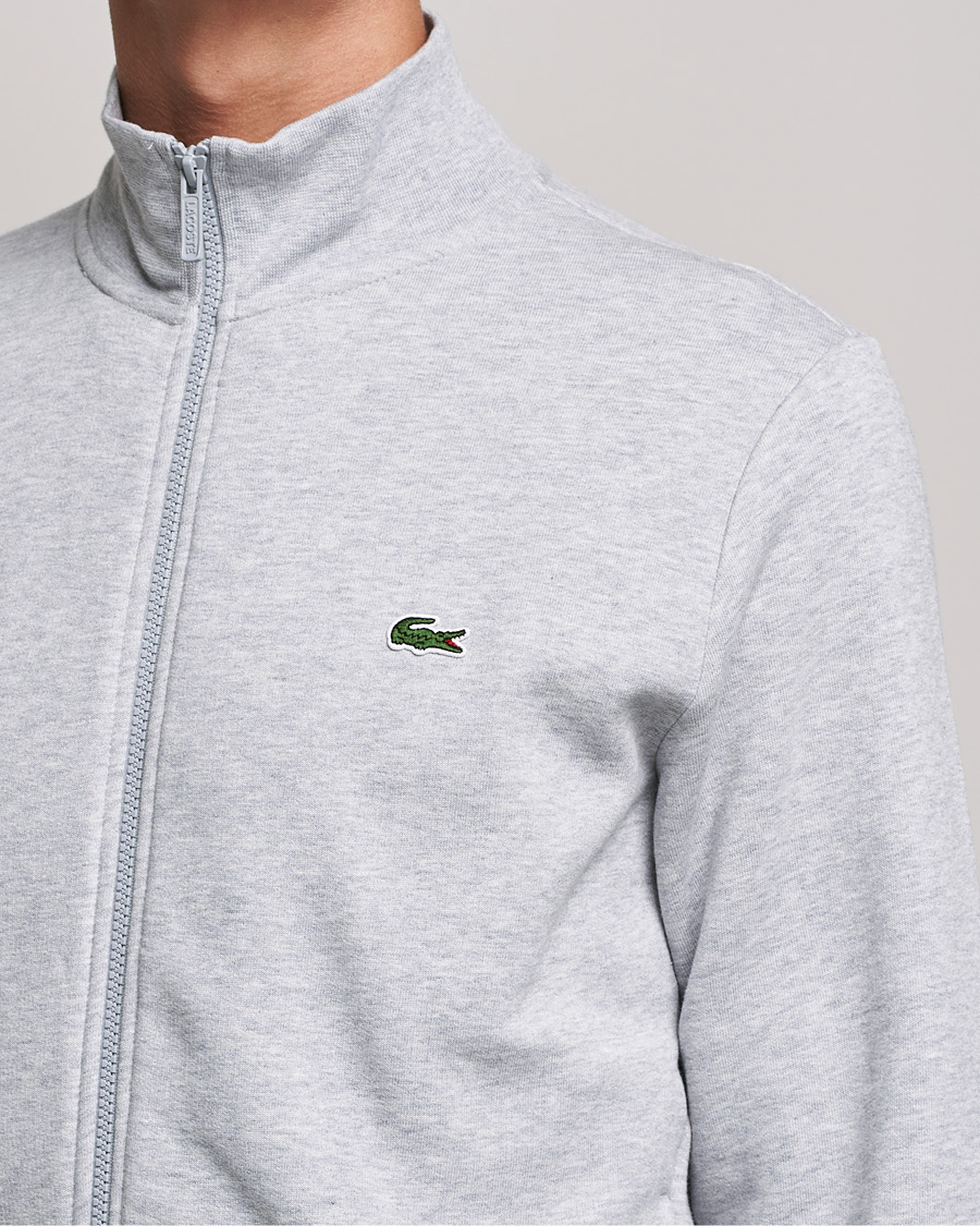 Herre | Gensere | Lacoste | Full Zip Sweater Silver Chine