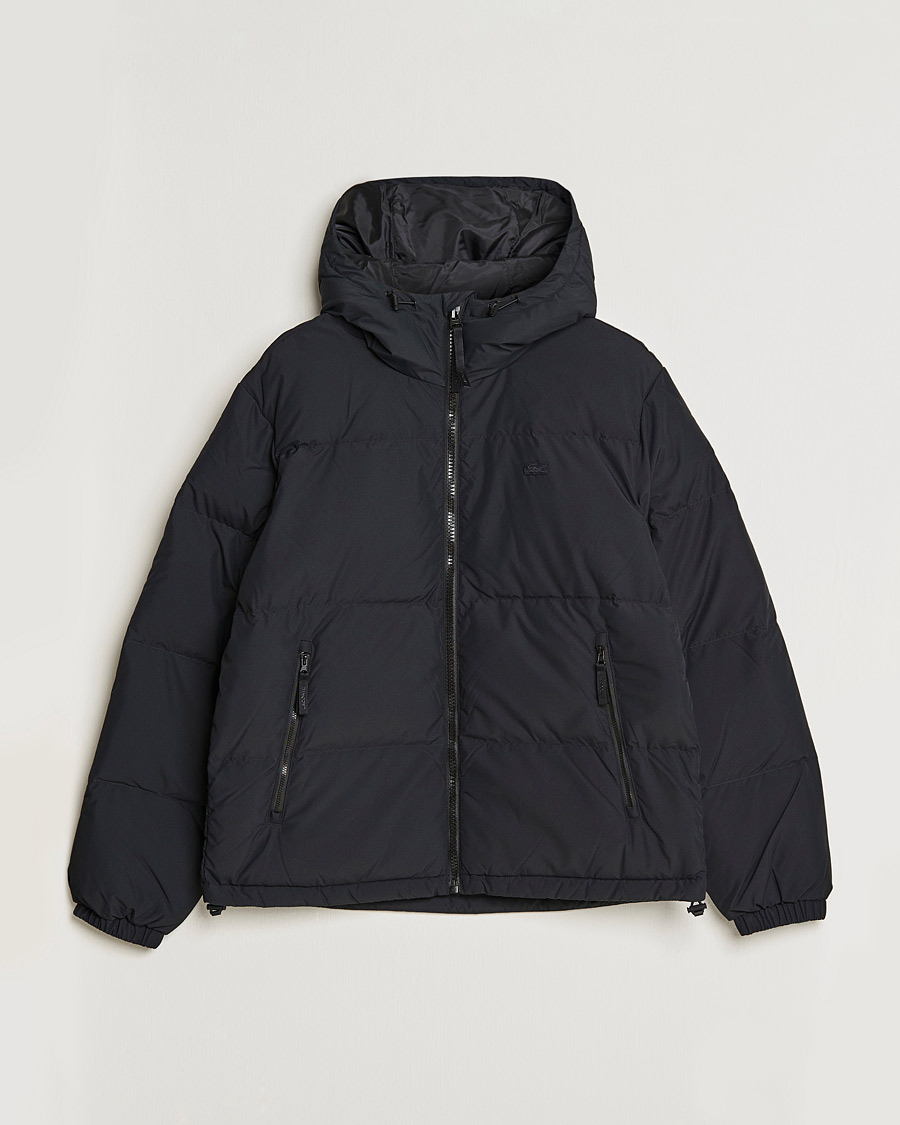 Herre | Jakker | Lacoste | Hooded Lightweight Jacket Black