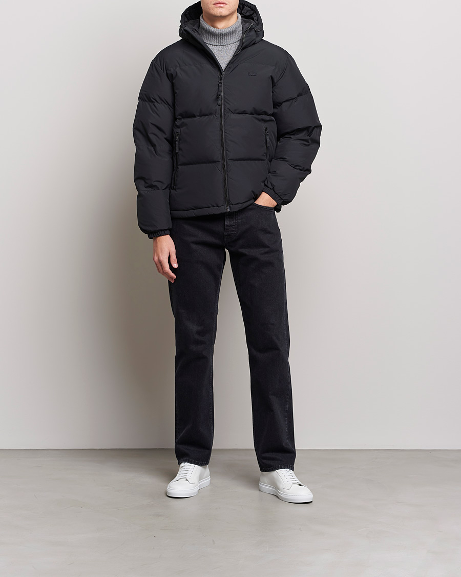 Herre | Jakker | Lacoste | Hooded Lightweight Jacket Black