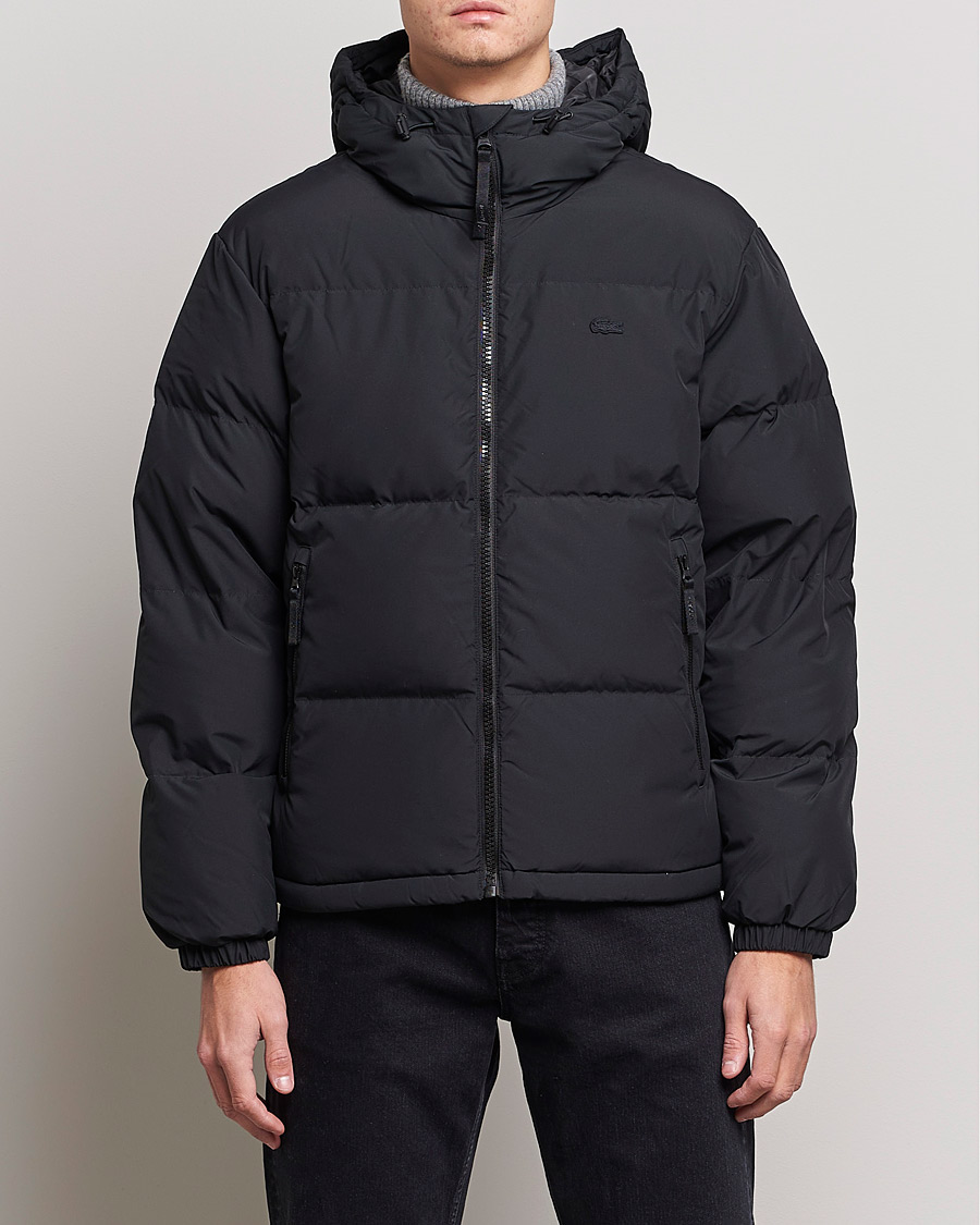 Herre | Jakker | Lacoste | Hooded Lightweight Jacket Black