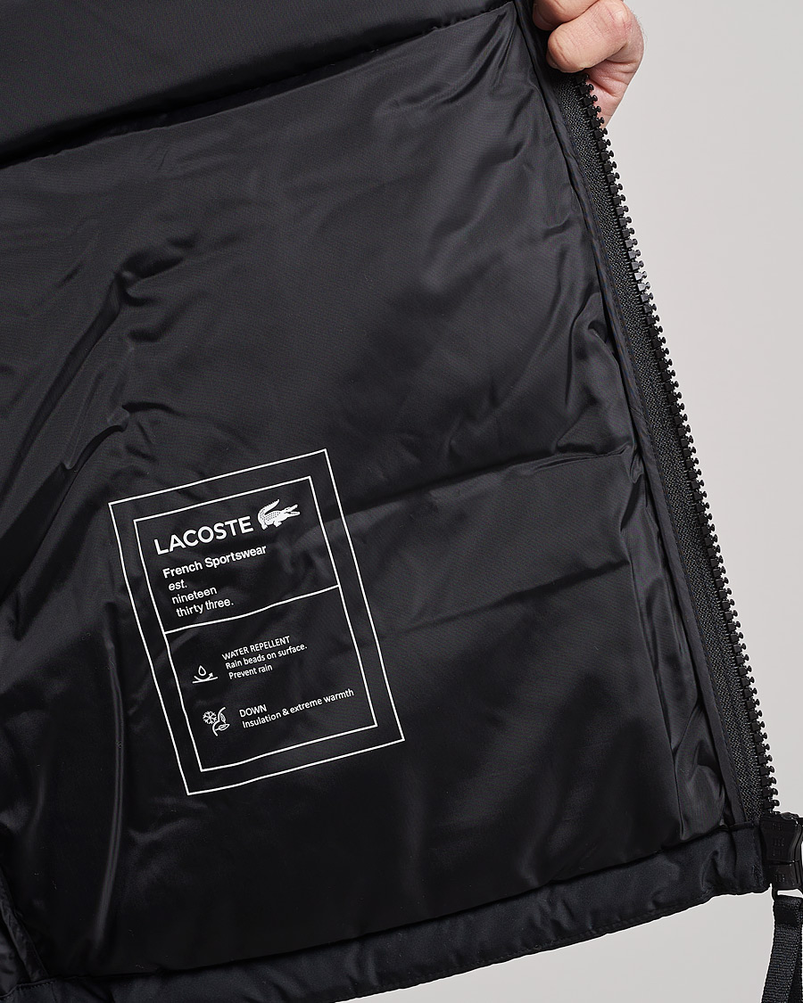 Herre | Jakker | Lacoste | Hooded Lightweight Jacket Black