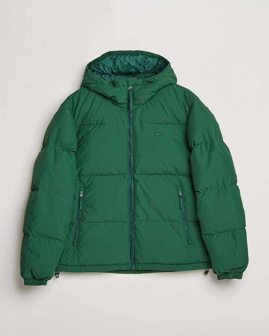 Herre |  | Lacoste | Hooded Lightweight Jacket Green