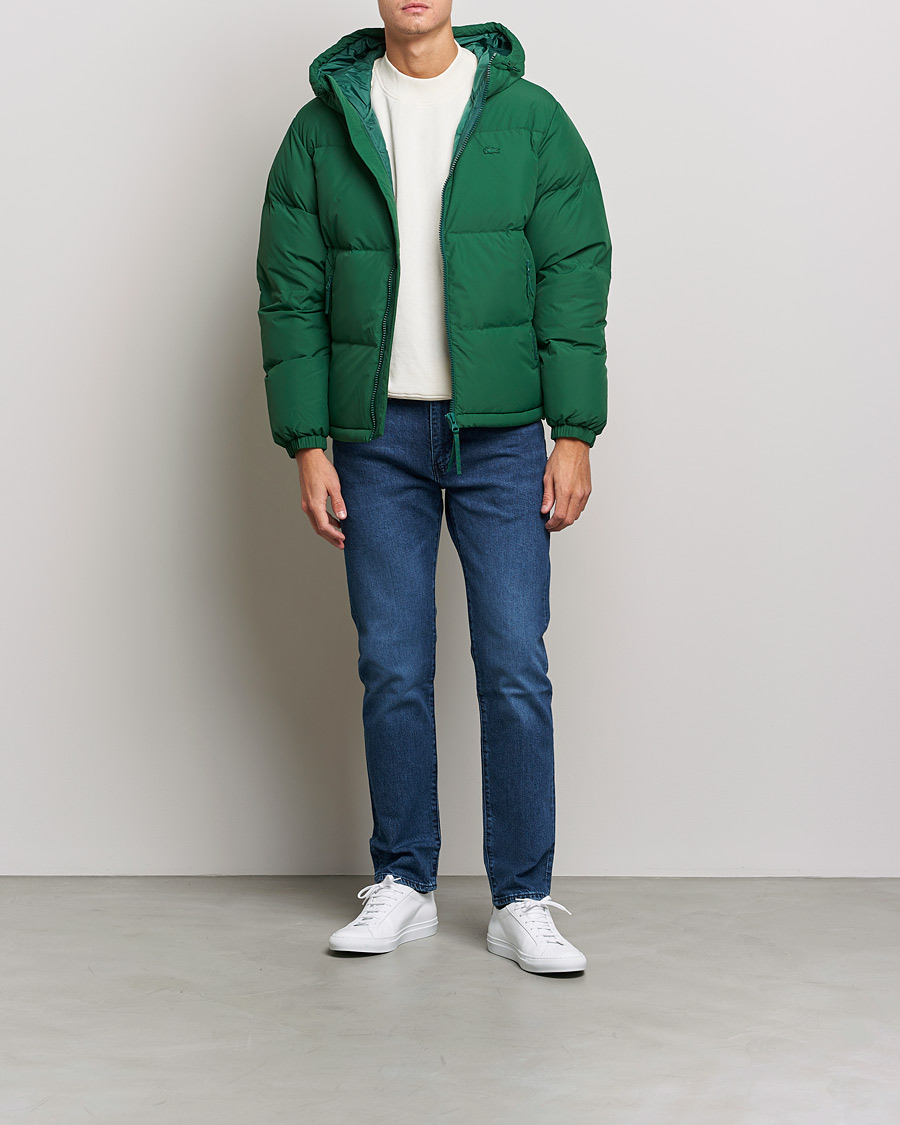 Herre | Lacoste | Lacoste | Hooded Lightweight Jacket Green