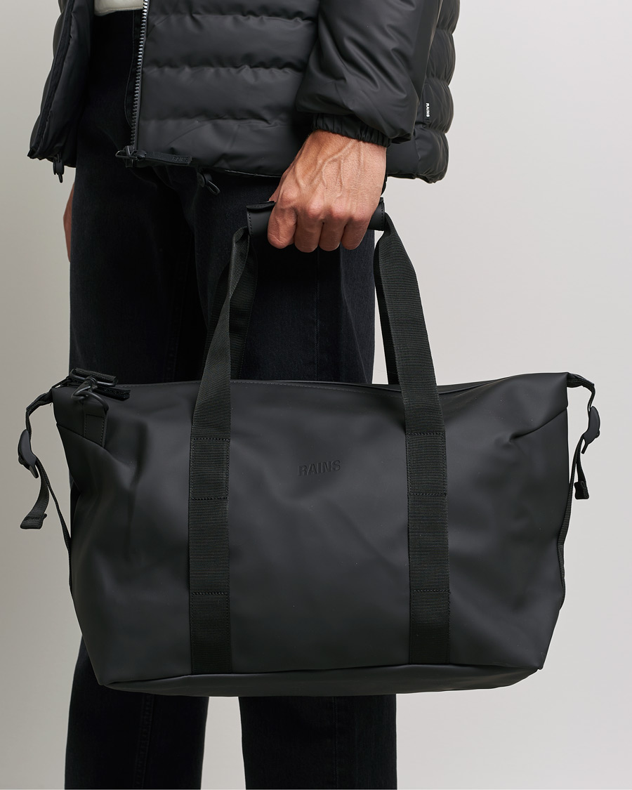Herre | RAINS Small Weekendbag Black | RAINS | Small Weekendbag Black