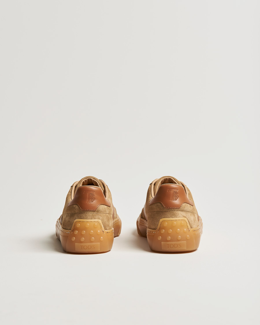 Herre | Tod's Cassetta Sneakers Camel Suede | Tod's | Cassetta Sneakers Camel Suede