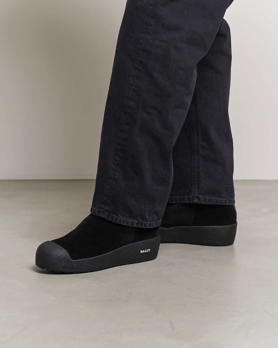 Herre | Bally Guard II M Curling Boot Black | Bally | Guard II M Curling Boot Black