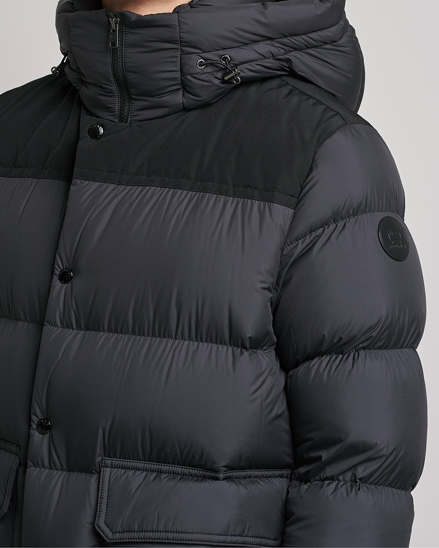 Herre | Jakker | Woolrich | Microfiber Sierra Padded Jacket Black
