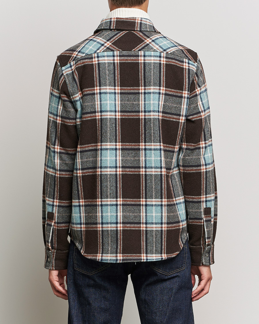 Herre | Skjorter | Woolrich | Alaskan Melton Wool Overshirt Desert Check