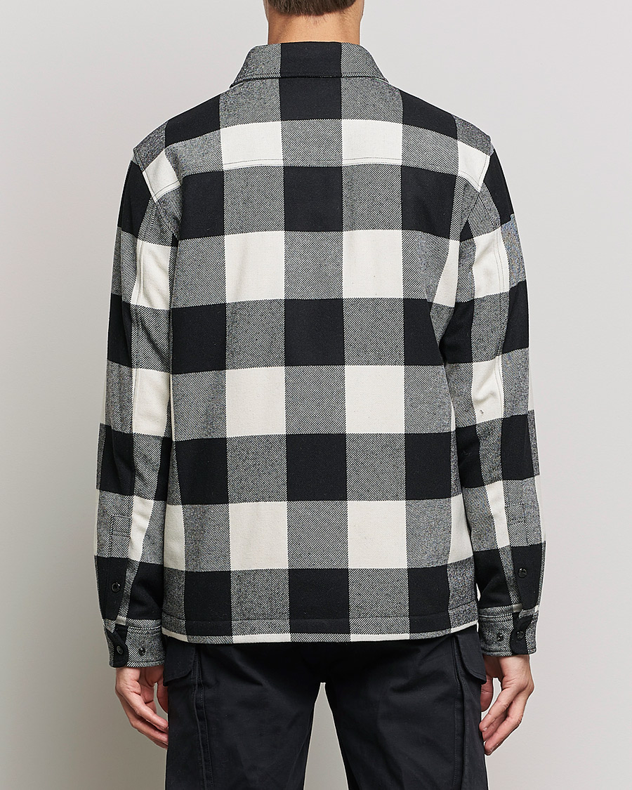 Herre | Skjorter | Woolrich | Alaskan Wool Padded Overshirt White Buffalo