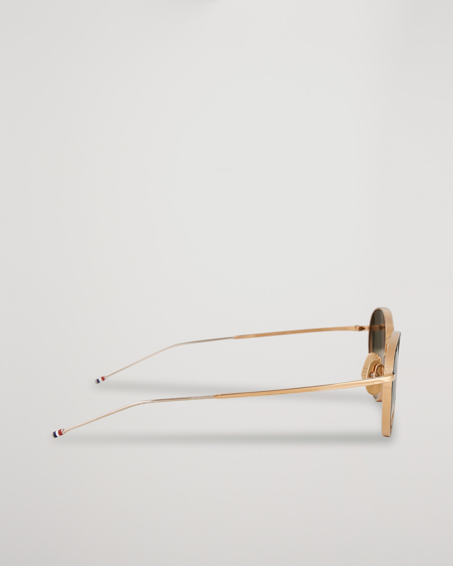 Herre | Solbriller | Thom Browne | TB-S119 Sunglasses Navy/White Gold