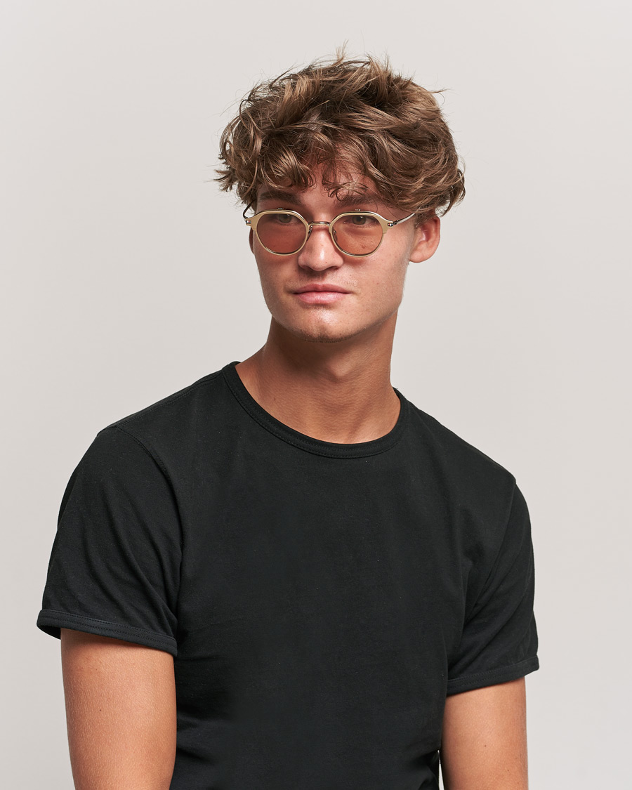 Herre | Thom Browne TB-S812 Flip-Up Sunglasses White Gold/Silver | Thom Browne | TB-S812 Flip-Up Sunglasses White Gold/Silver