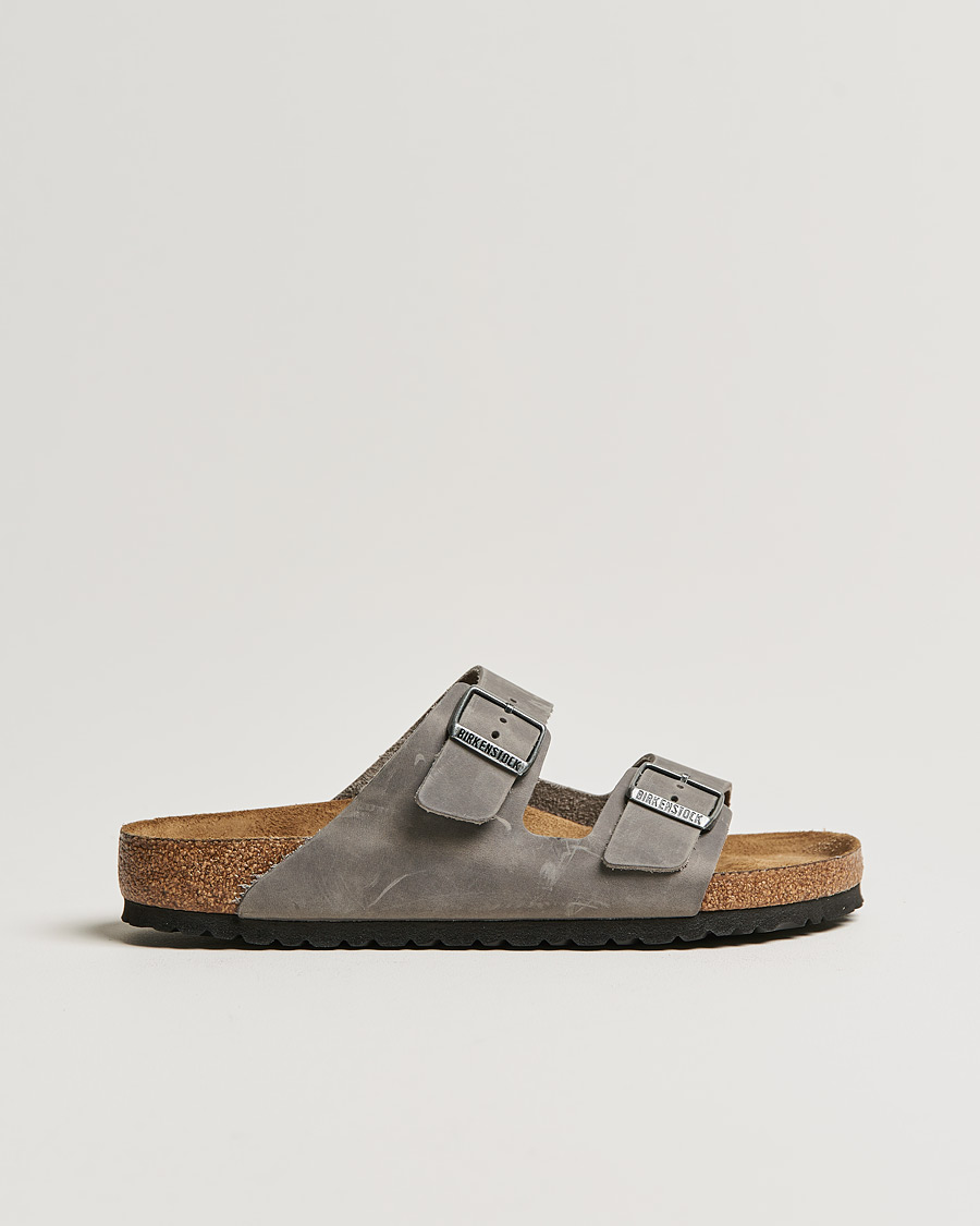 Herre | BIRKENSTOCK Arizona Soft Footbed Iron Oiled Leather | BIRKENSTOCK | Arizona Soft Footbed Iron Oiled Leather