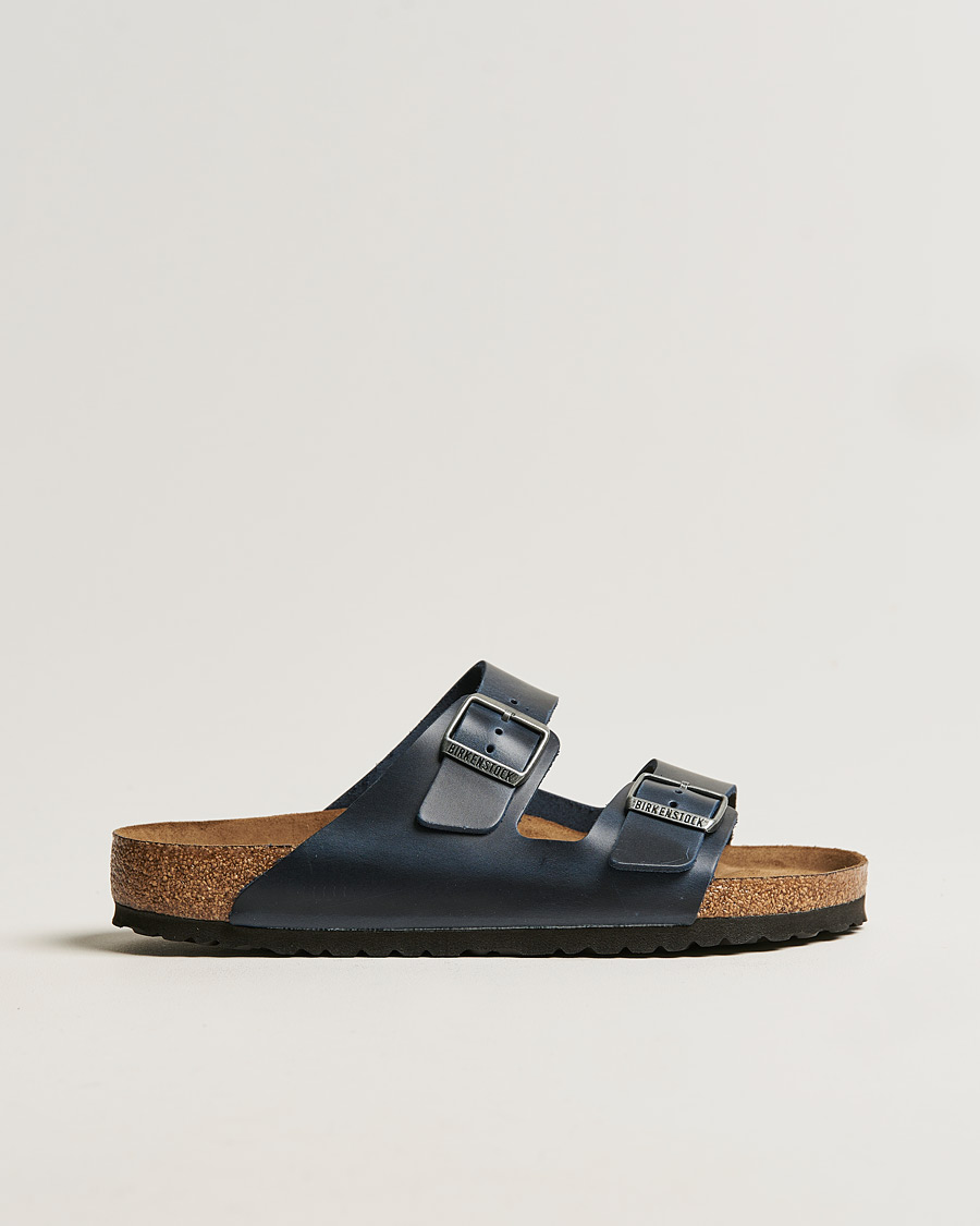 Herre | BIRKENSTOCK Arizona Soft Footbed Blue Oiled Leather | BIRKENSTOCK | Arizona Soft Footbed Blue Oiled Leather