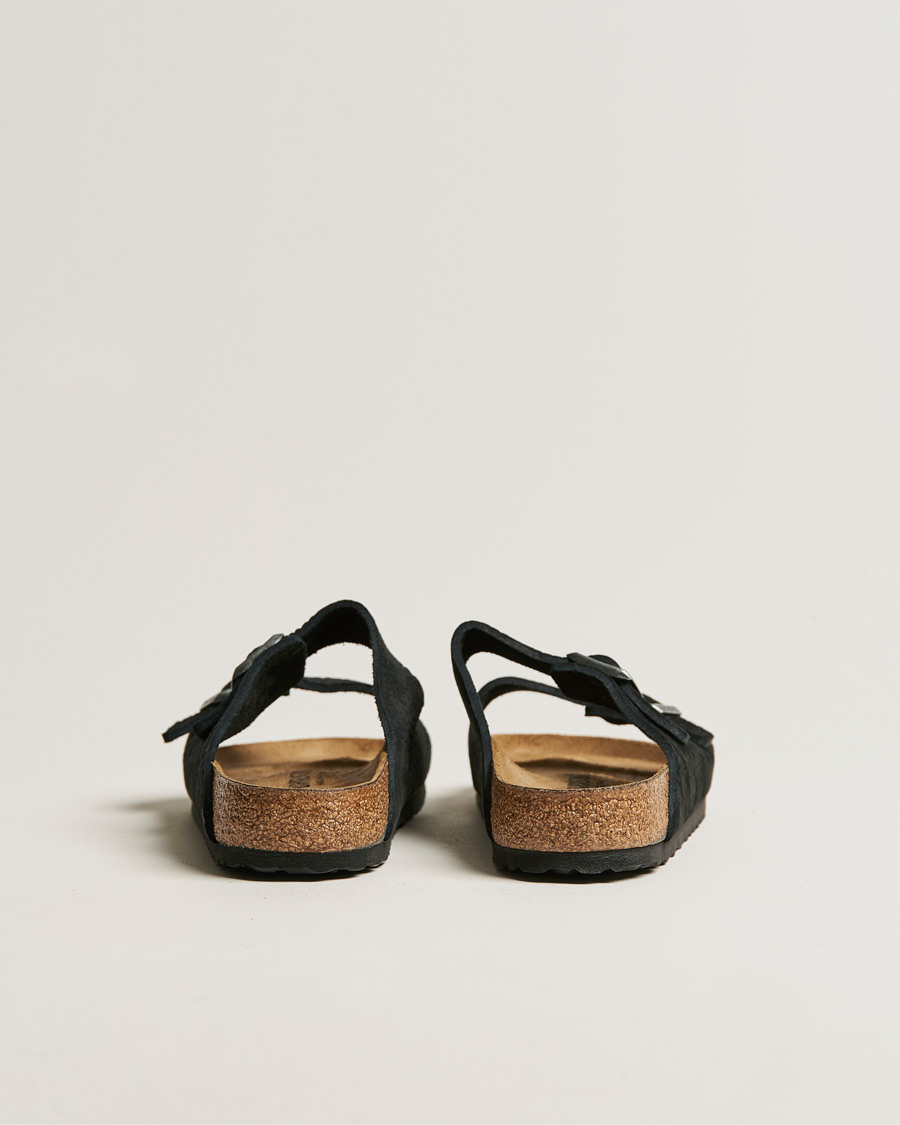 Herre | Sandaler og tøfler | BIRKENSTOCK | Arizona Classic Footbed Desert Black Nubuck
