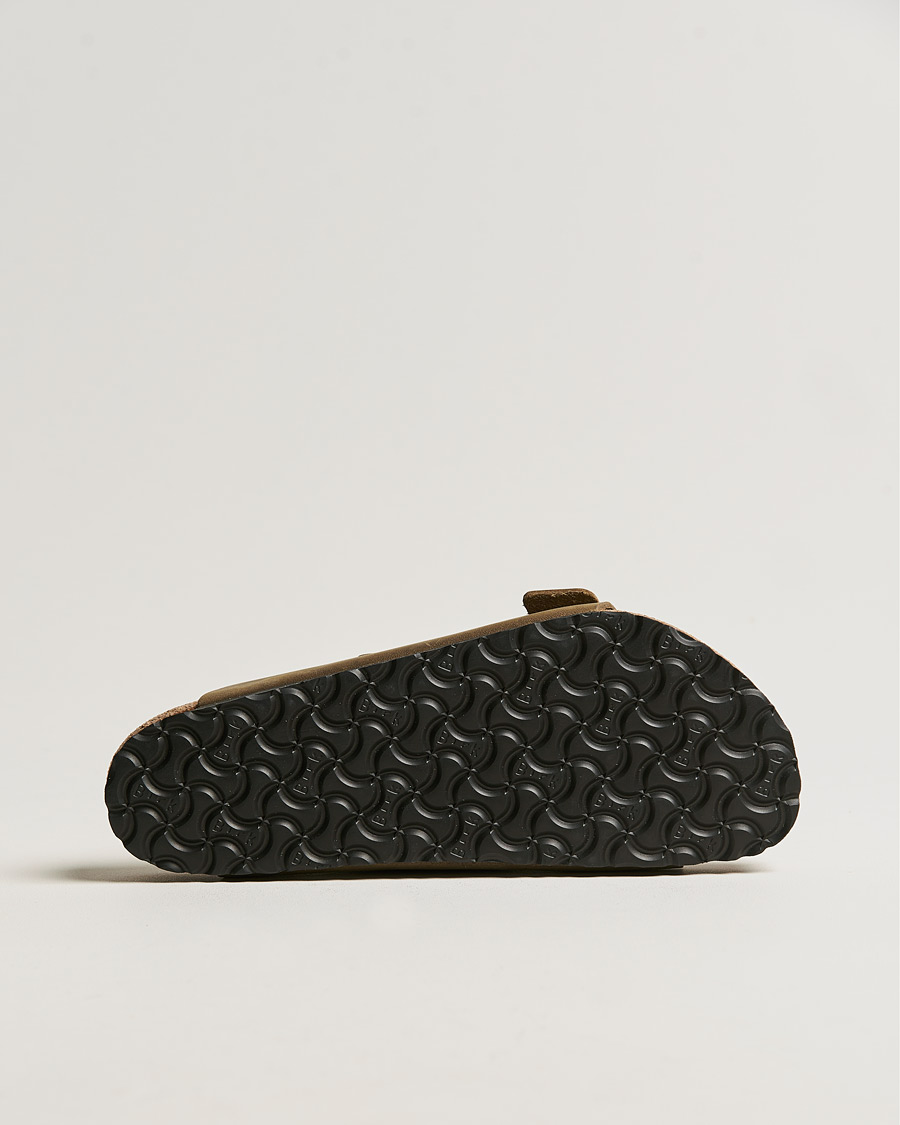 Herre | Sandaler og tøfler | BIRKENSTOCK | Arizona Soft Footbed Faded Khaki Oiled Leather