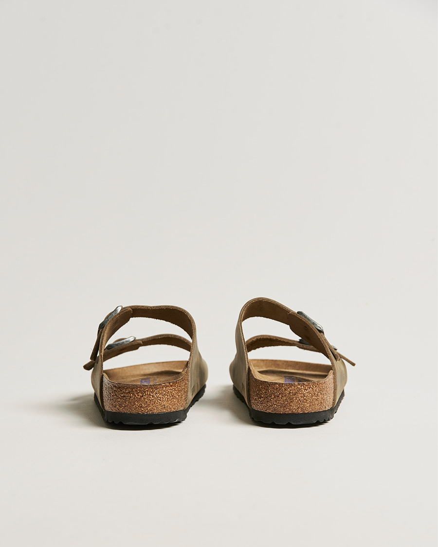 Herre | Sandaler og tøfler | BIRKENSTOCK | Arizona Soft Footbed Faded Khaki Oiled Leather