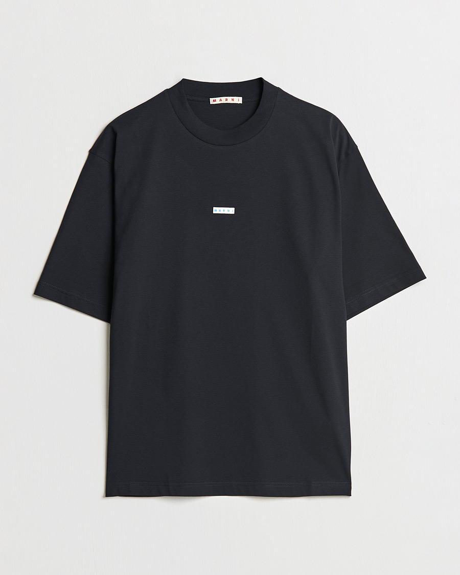 Herre |  | Marni | Logo Applied T-Shirt Black