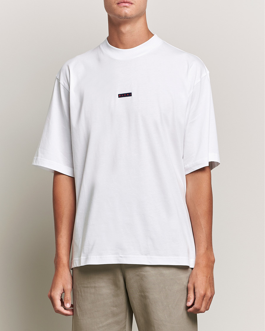 Herre | Lojalitetstilbud | Marni | Logo Applied T-Shirt White