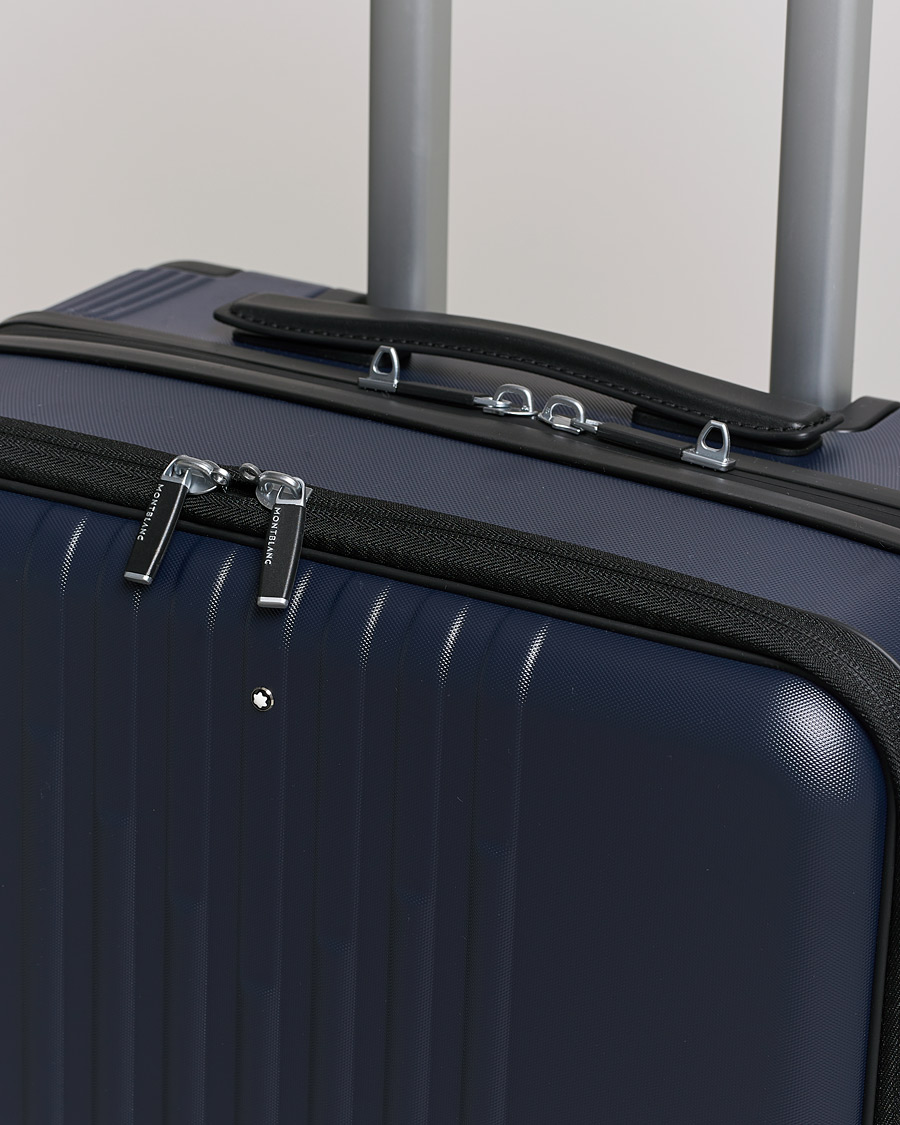 Herre | Vesker | Montblanc | Trolley Cabin w. Pocket 4 Wheels Blue