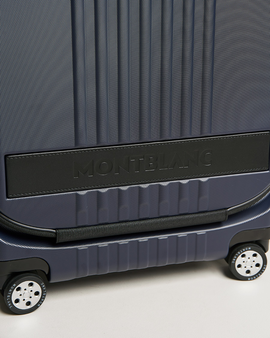 Herre | Vesker | Montblanc | Trolley Cabin w. Pocket 4 Wheels Blue