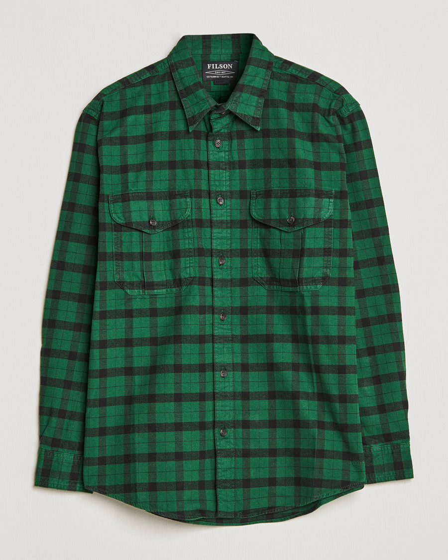 Herre | Skjorter | Filson | Alaskan Guide Shirt Bottle Green Black