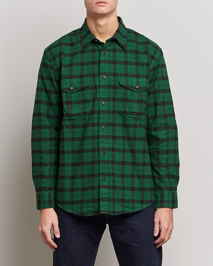 Herre | Skjorter | Filson | Alaskan Guide Shirt Bottle Green Black