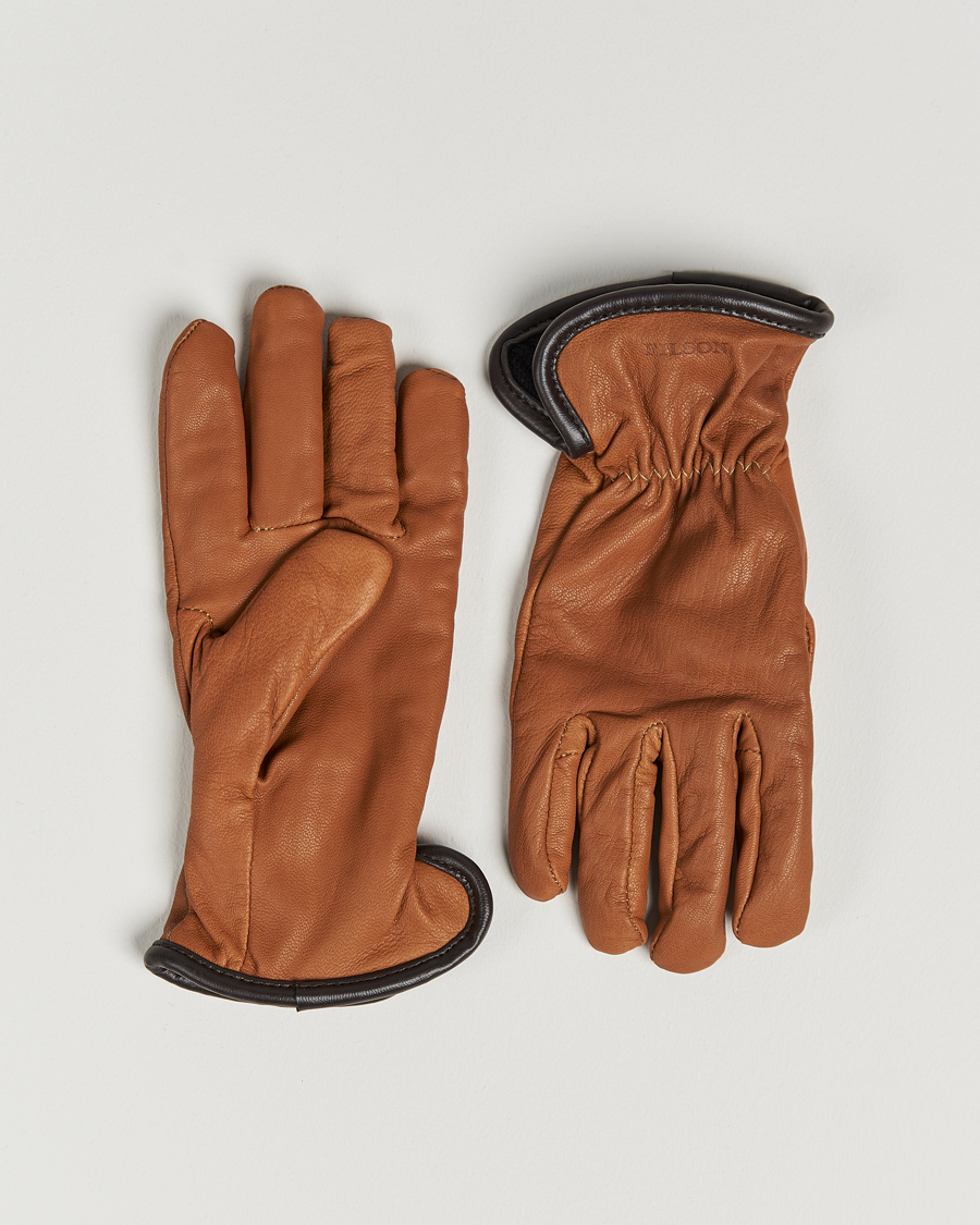 Herre | Filson Original Lined Goatskin Gloves Saddle Brown | Filson | Original Lined Goatskin Gloves Saddle Brown