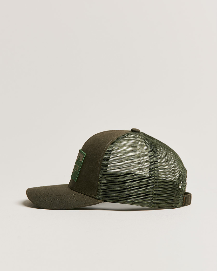 Herre | Filson Tin Cloth Logger Mesh Cap Otter Green | Filson | Tin Cloth Logger Mesh Cap Otter Green