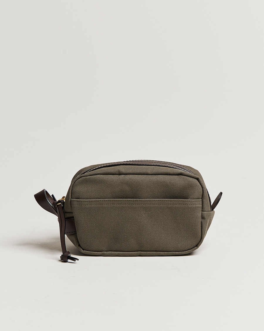 Herre | Vesker | Filson | Rugged Twill Travel Kit Otter Green