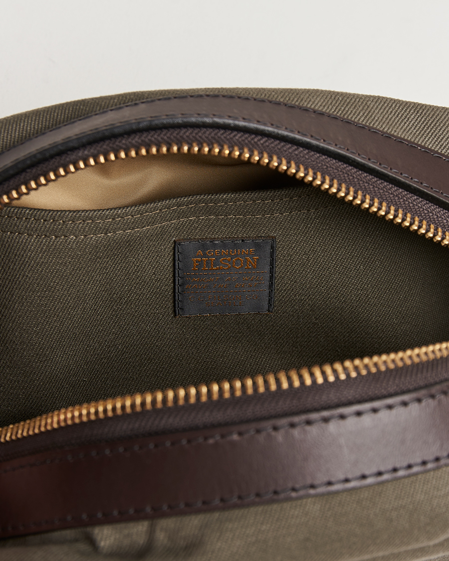 Herre | Vesker | Filson | Rugged Twill Travel Kit Otter Green