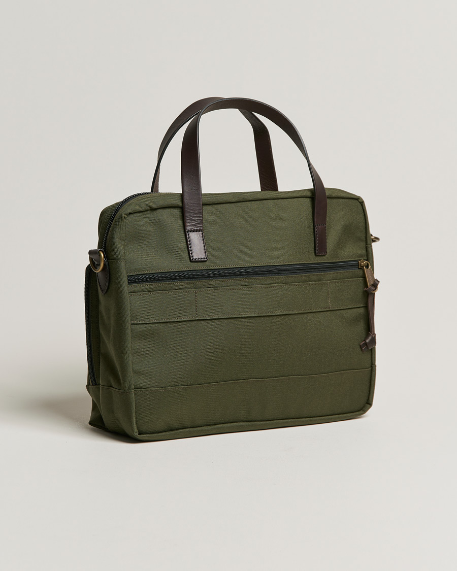 Herre | Filson Dryden Cordura Nylon Briefcase Otter Green | Filson | Dryden Cordura Nylon Briefcase Otter Green