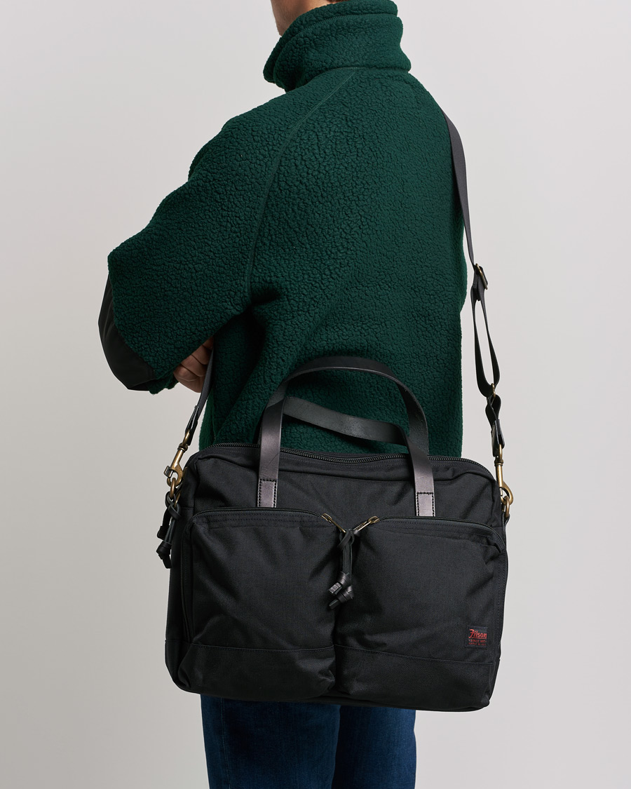 Herre | Filson Dryden Cordura Nylon Briefcase Dark Navy | Filson | Dryden Cordura Nylon Briefcase Dark Navy