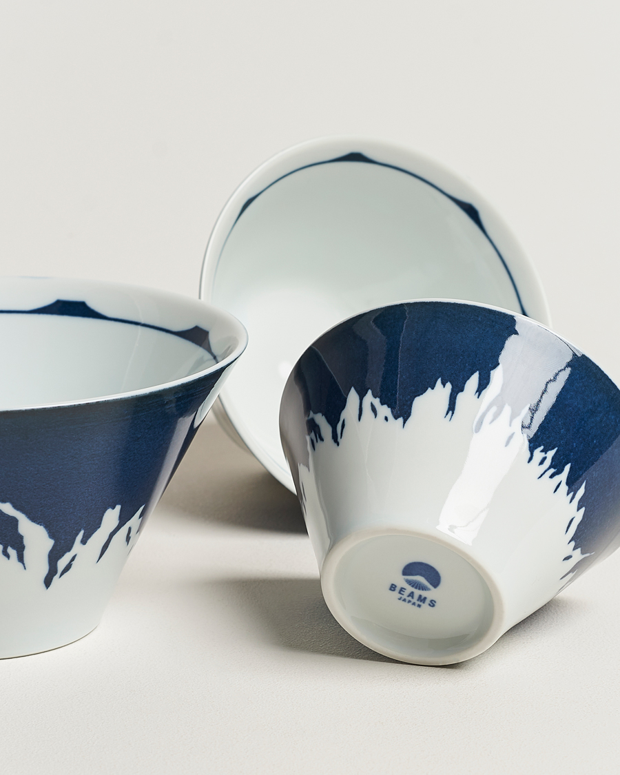 Herre | Beams Japan Mt Fuji Bowl Set Navy | Beams Japan | Mt Fuji Bowl Set Navy