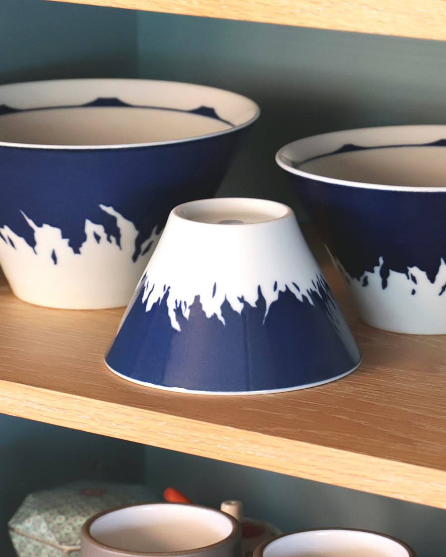 Herre | Beams Japan Mt Fuji Bowl Set Navy | Beams Japan | Mt Fuji Bowl Set Navy