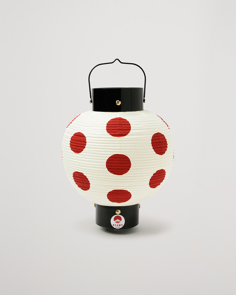Herre | | Beams Japan | Polka Dot Paper Lantern Red