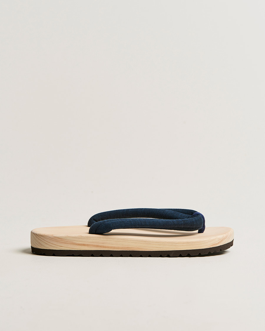 Herre | Sandaler og tøfler | Beams Japan | Wooden Geta Sandals Navy