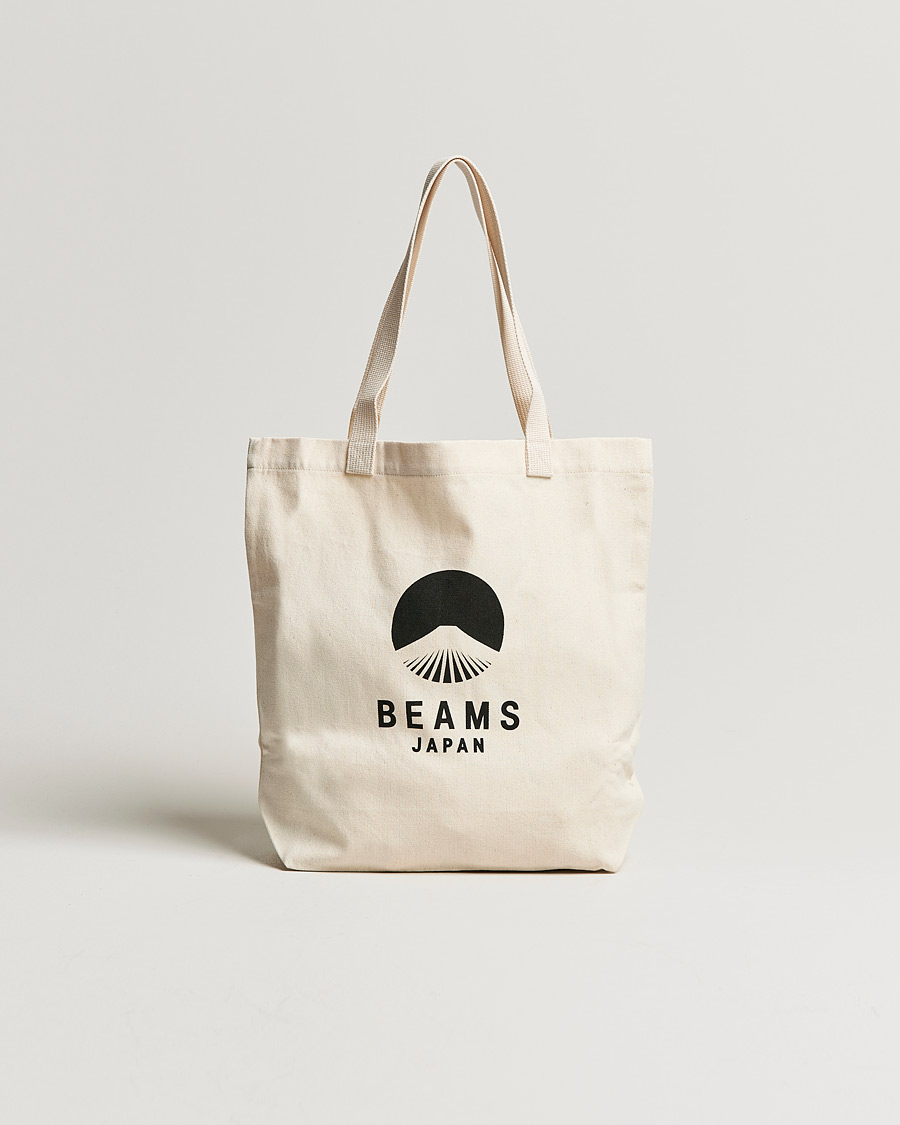 Herre | Vesker | Beams Japan | x Evergreen Works Tote Bag White/Black