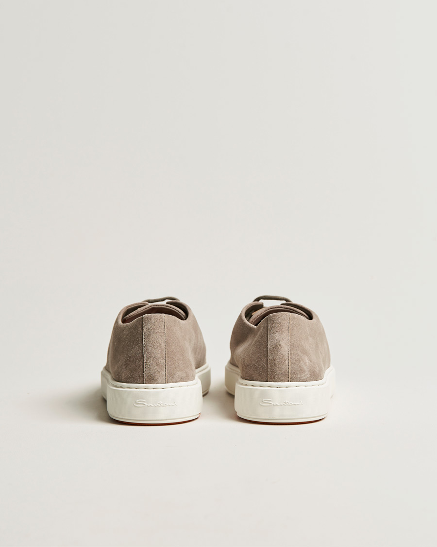 Herre | Santoni Cleanic Sneakers Beige Suede | Santoni | Cleanic Sneakers Beige Suede