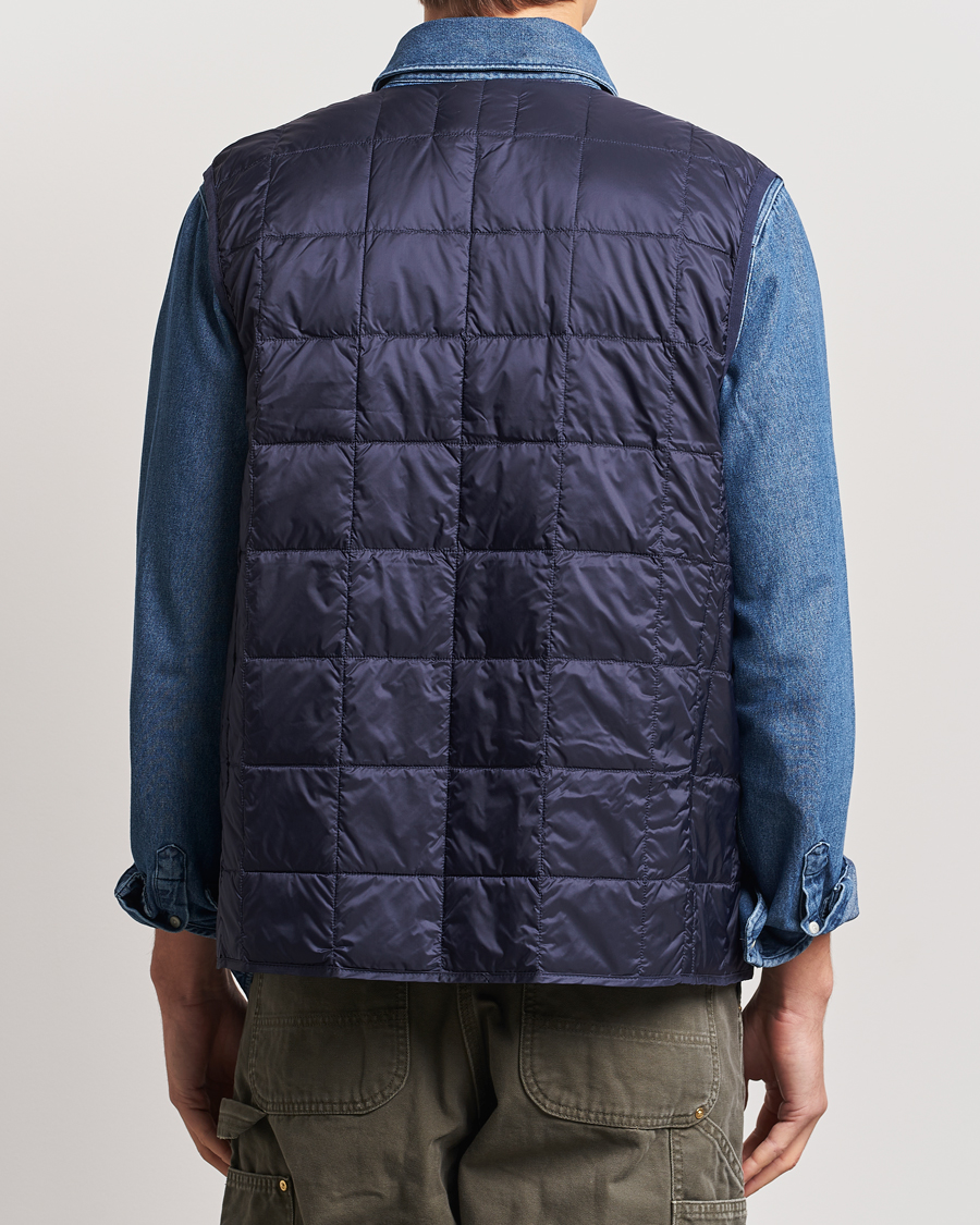 Herre | Jakker | TAION | V-Neck Lightweight Down Vest Navy