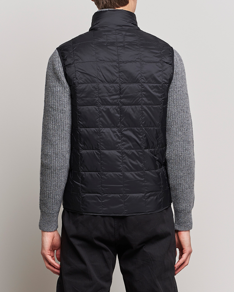 Herre | Jakker | TAION | High Neck Full Zip Lightweight Down Vest Black