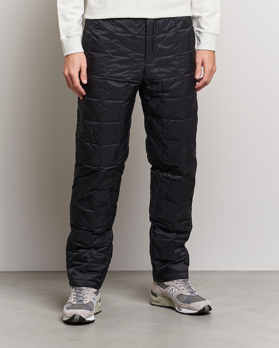 Herre |  | TAION | Regular Straight Down Pants Black