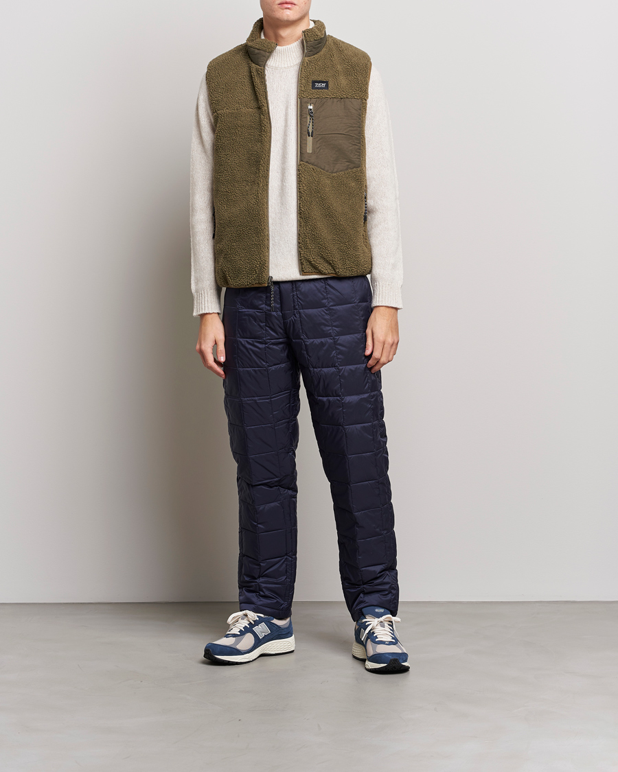 Herre | Bukser | TAION | Regular Straight Down Pants Navy