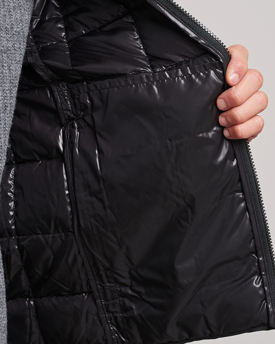 Herre | Jakker | TAION | High Neck Full Zip Lightweight Down Jacket Black