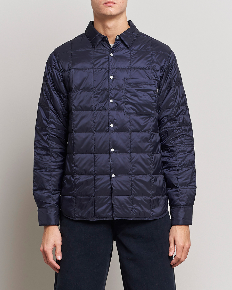 Herre | Skjorter | TAION | Lightweight Down Shirt Navy