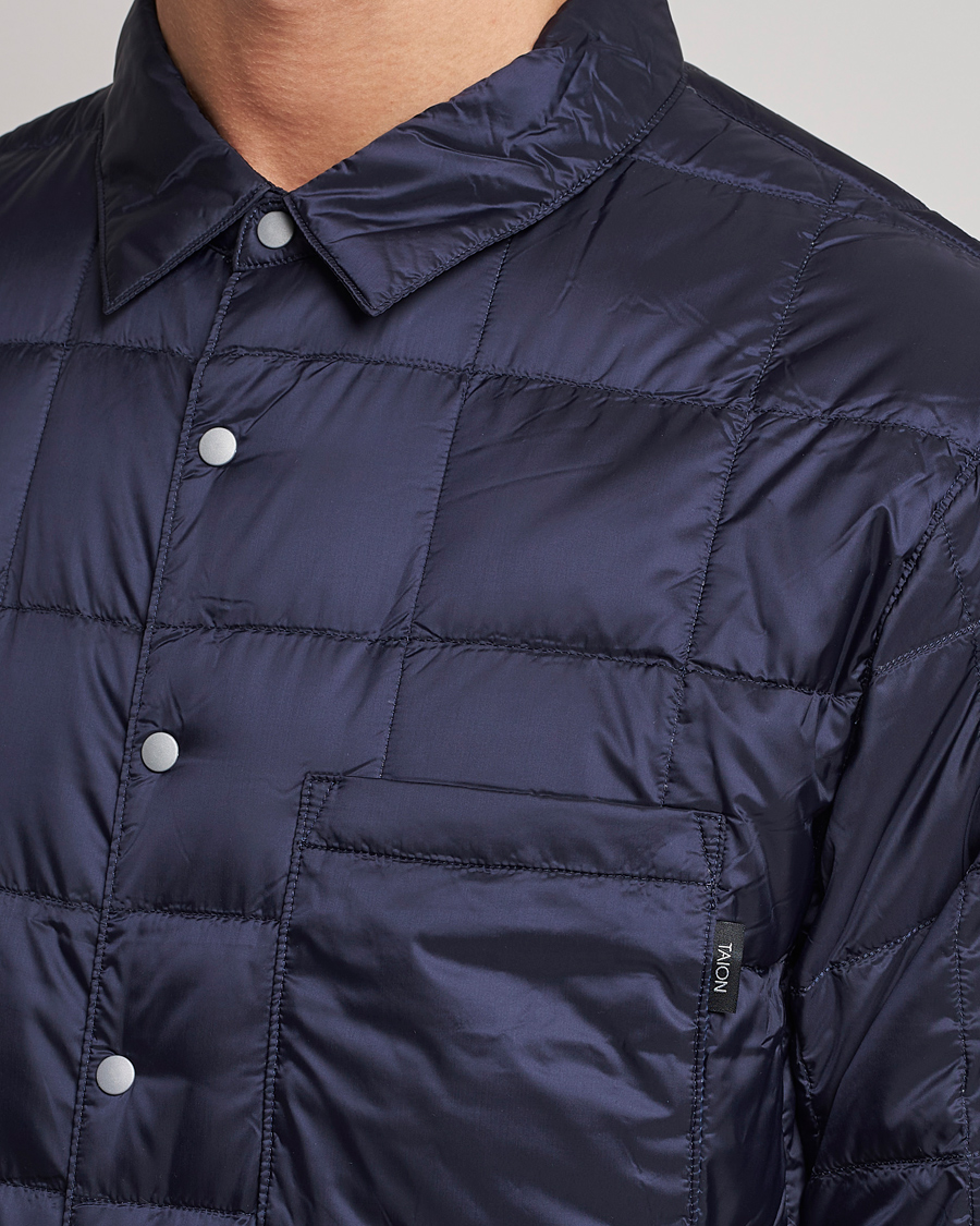 Herre | Skjorter | TAION | Lightweight Down Shirt Navy