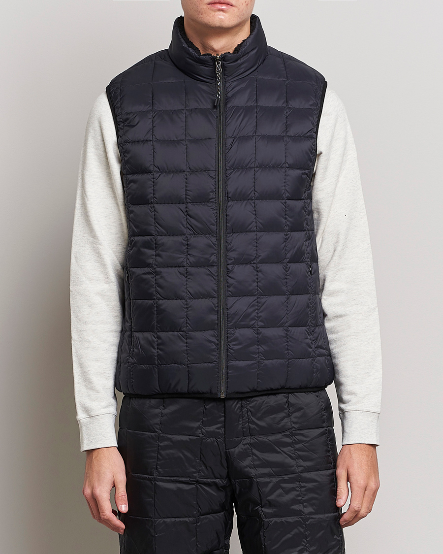 Herre | Jakker | TAION | Reversible Fleece Vest Black/Black