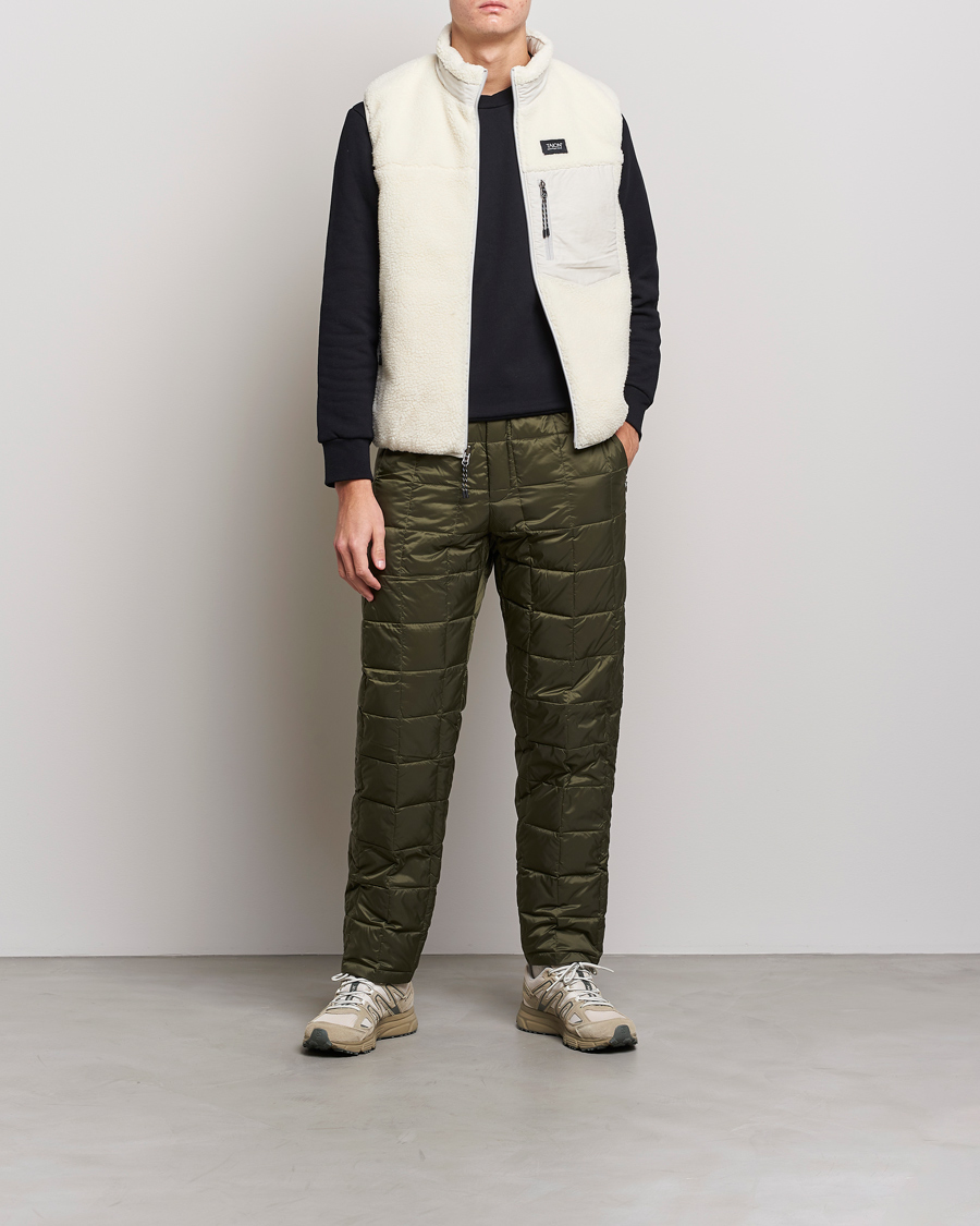 Herre | Jakker | TAION | Reversible Fleece Vest Ice Grey/Ivory