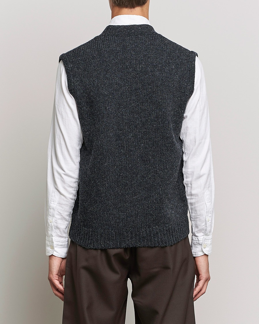Herre | Gensere | Sunflower | Steven Knit Vest Dark Grey